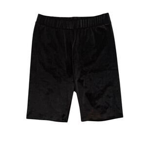 Urban Outfitters Black Velvet Elastic Waistband Bike Shorts Women’s Size XS